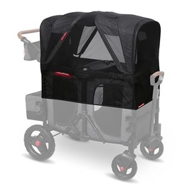Mosquito Net for Baby Stroller Wagon, Baby Travel Gear, Wagon Stroller Summer Essentials, Newborn Essentials, Radio Flyer Mosquito Mesh with Bag
