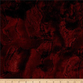 Shannon Minky Luxe Cuddle Hide Merlot Fabric by the Yard