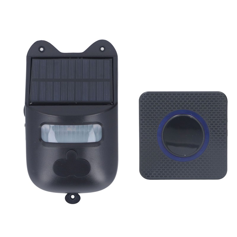 Solar Doorbell Infrared Wireless Motion Sensor Alarm Door Bell for