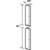 Prime-Line U 9129-4 Vinyl Perforated Corner Shield, 3/4 Inch x