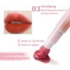 MooGlamor 6 Pcs Red Matte Lip Gloss Stick Set with
