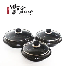 Kim Soo-mi IH Elvanseok enamel cauldron/induction usable/select size, Kim Soo-mi IH Elvanseok cauldron 21cm / 김수미 IH 맥반석 법랑가마솥/인덕션사용가능/사이즈선택, 김수미 IH맥반석가마솥21cm
