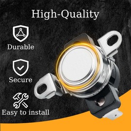 D510701 Dryer High Limit Thermostat, Replacement Fit for Speed Queen and Amana Dryers ReplaceAP6285126, 510701, 61210, 62461, 62641, PS17001072, 504537-OEM Replacement Part: L225-40F