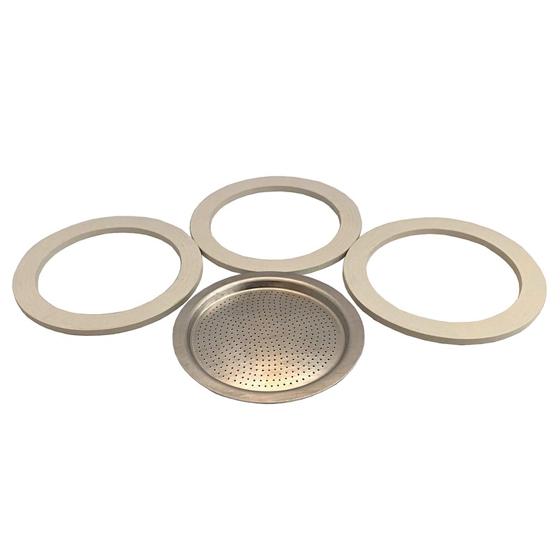 Sergioshop Replacement Seal Set for Espresso Maker - 6 Cups