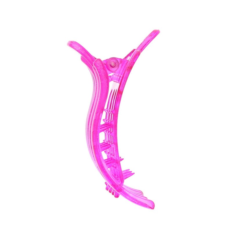 Marbelized Claw Clip Hair Jaw-Hot Pink