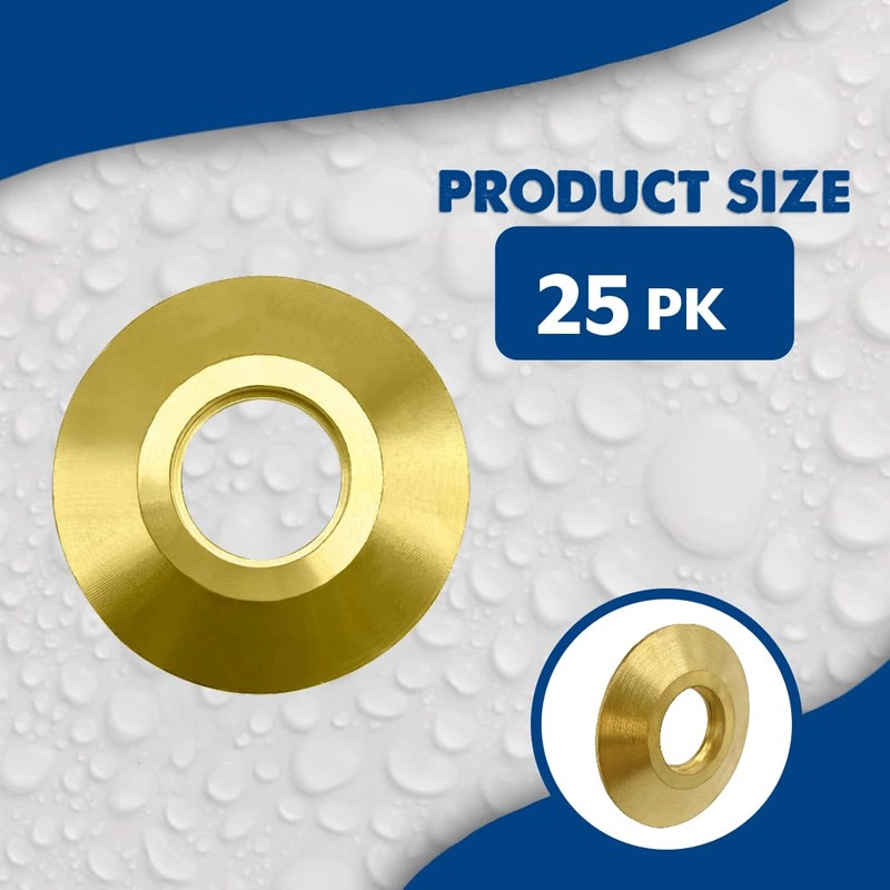 Bargain Brass Pool Cover Collar for Pool Cover Anchor -