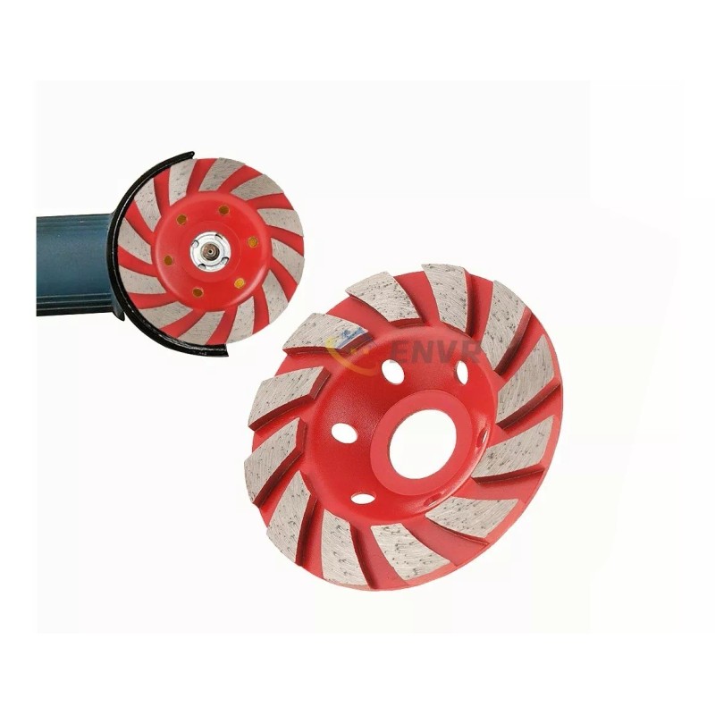 ENVR Disco Diamante Desbaste Copa 4 Pulgadas Granito, Mármol