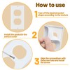 Outlet Insulators Draft Sealers, 30 Pack Electrical Outlet Insulation Pads,