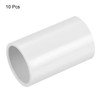 sourcing map PVC Pipe Connector Straight 25 mm Connection for
