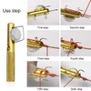 POPETPOP Fishing Line Knot Tying Tool Metal Fishing Hook Hook