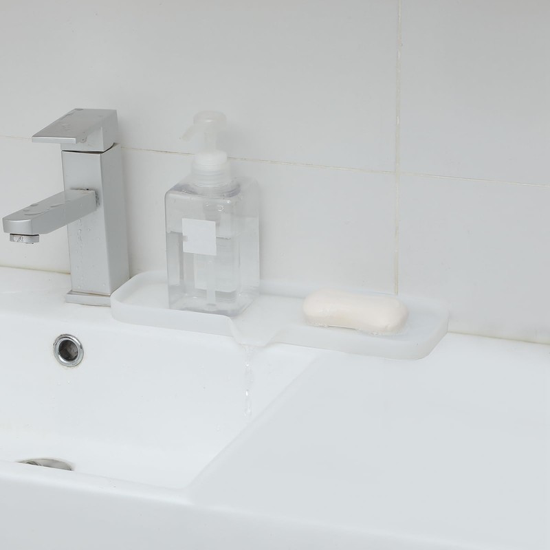 MicoYang Silicone Bathroom Soap Dishes with Drain Spout-Bathroom and Kitchen