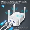 Qzgyoool Repetidor de Señal WiFi,300Mbps AC 1200 Amplificador de Señal