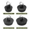 sourcing map 4Pcs Drain Stoppers, 4 Sizes Rubber Bathtub Stopper