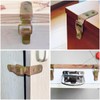 ITROLLE 4PCS Galvanized Cabinet Trunk Trailer Tool Box Door Hood