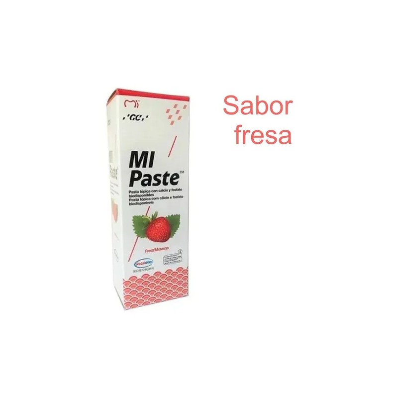 Mi Paste Plus Recaldent Sabor Fresa Gc