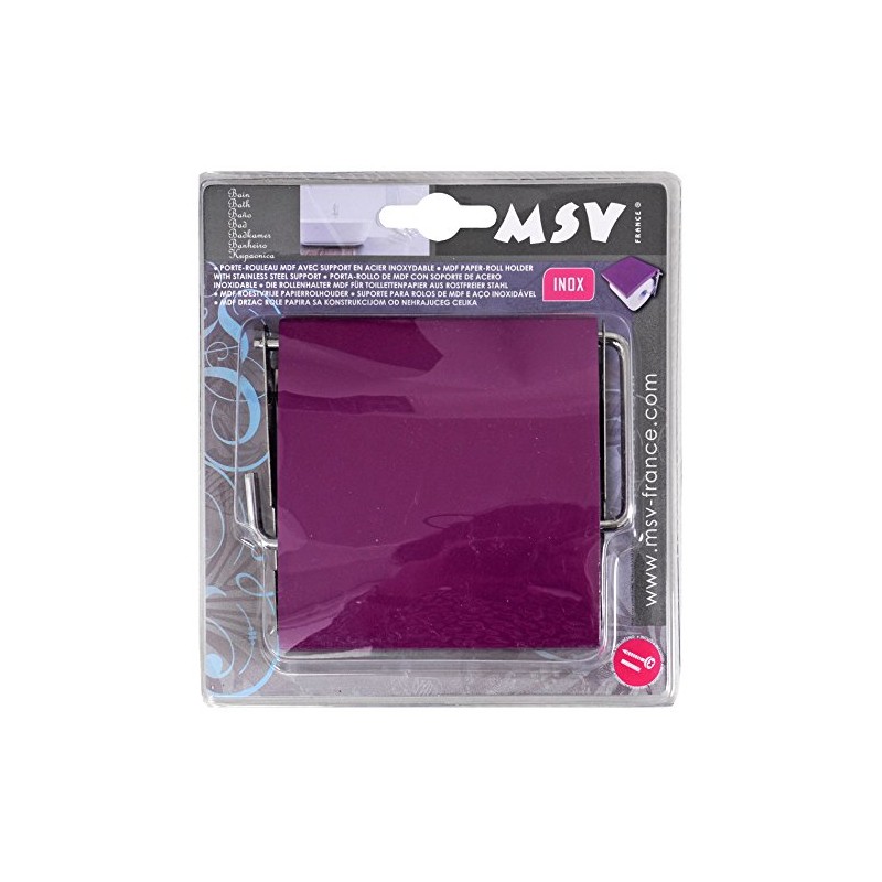 MSV Purple Polystyrene Toilet Roll Holder 30 x 20 x