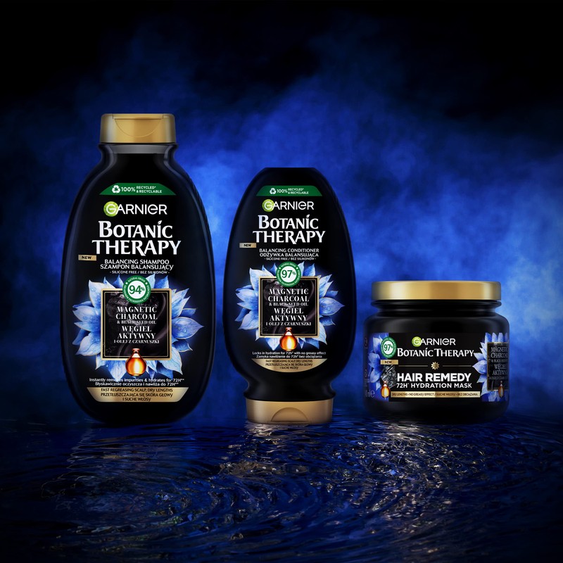 Garnier Botanic Therapy Activated Carbon and Black Cumin Oil Conditioner
