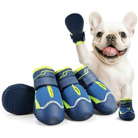 Aokown Dog Shoes for Medium Dogs, Anti-Slip Dog Boots for Winter Snow, Hot Pavement, Dog Booties & Paw Protectors for Hardwood Floors Size 5