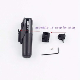 Trigo Bike Alloy Flashlight Adapter for Cateye Volt Flashlight Mount Garmin GPS Bryton Computer Mount