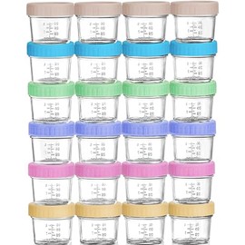 WILLDAN Baby Food Storage Containers - 4 oz (6 Pack)