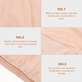 EXCEART Underarm Pads Sweat Pads Armpit Vest Women's Absorbent Underarm Sweat Pads Against Sweat Stains and Odour Breathable Underarm Protection Absorbent Sweat Pads for Women Girls L