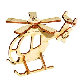 Craftville DIY Wooden Model Assembly Kit Baby Helicopter Hughes YM807 / DIY 나무 모형 조립 키트 아기 헬기휴즈 YM807