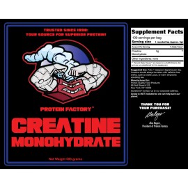 Creatine Monohydrate Powder 500g – 100 Servings, Lab Tested for Purity, Unflavored Workout Supplement for Strength, Performance & Recovery