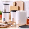Tupperware One Touch Reminder Canisters, Set of 4, Black