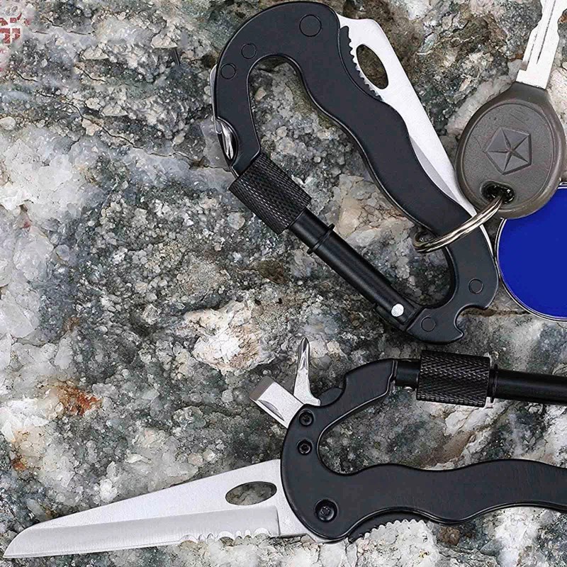 yellowprice 7 In1 Survival Rock Climbing Hiking Gear Multi Function