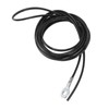 Pulley Cable Steel Fitness Cable Black Adjustable Strong Coated Pulley