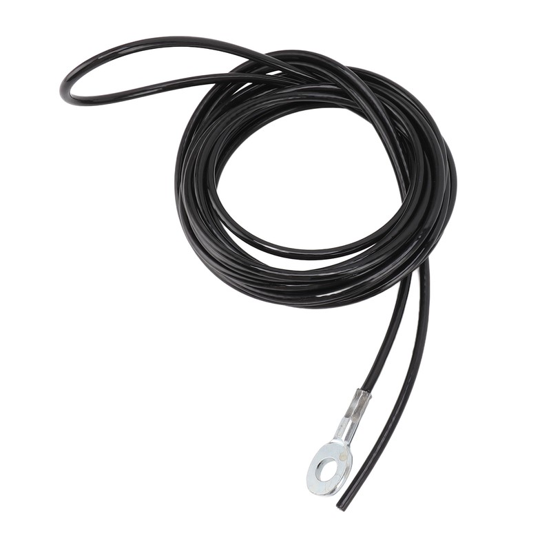Pulley Cable Steel Fitness Cable Black Adjustable Strong Coated Pulley