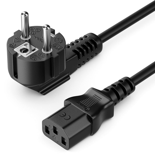 deleyCON 7.5 m Cold Appliance Power Cable, Protective Contact, Plug