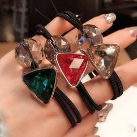 Women's & Girls' Student Hair Ties & Bobbles Cubic Grey 12ea