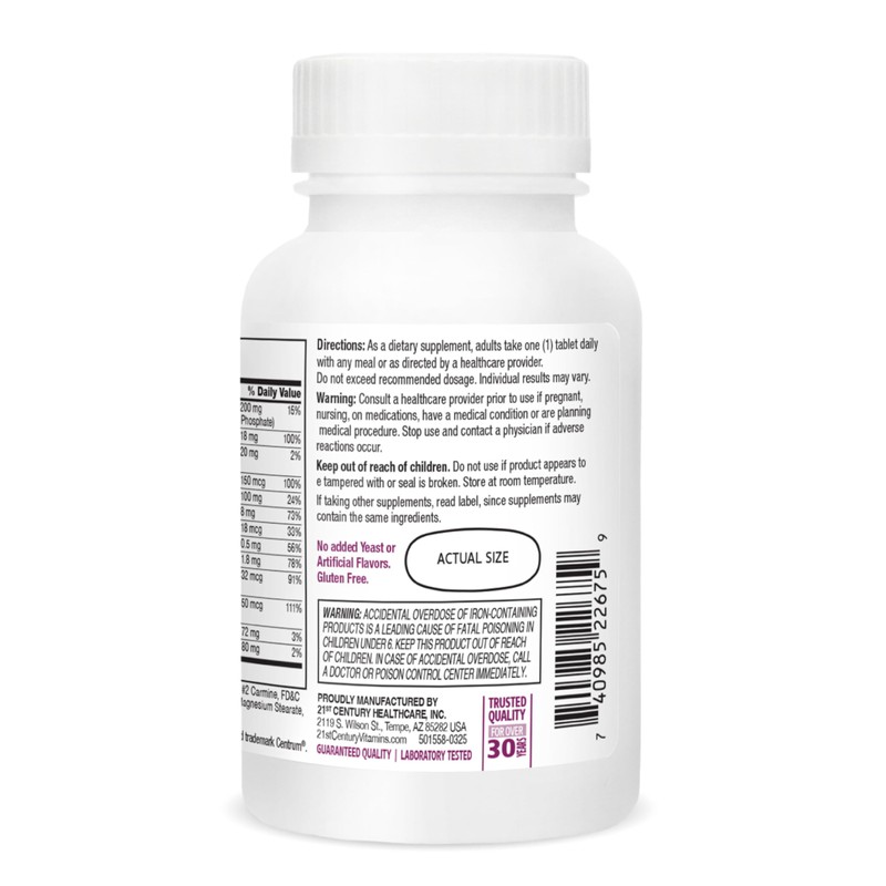 21st Century Sentry Women Multivitamin Tablets, 120 Count