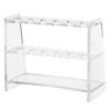 iplusmile 1set Test Tube Rack Holder Detachable Transparent Stand for