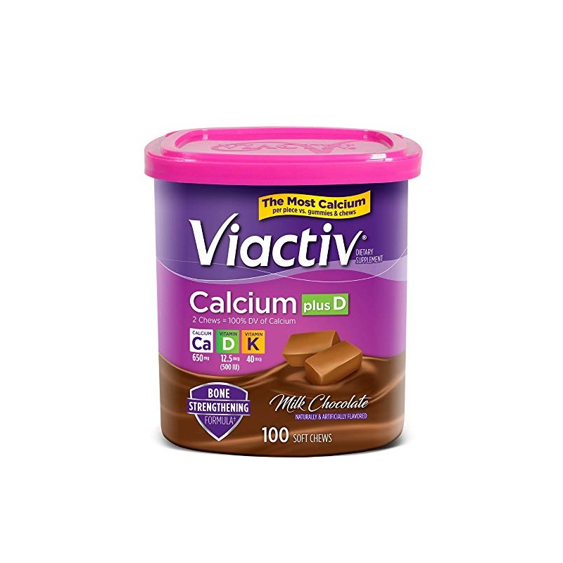 Viactiv Max Formula Calcium +Vitamin D3 Supplement for Bone Health