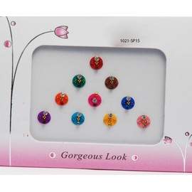 10 Large Pretty Beautiful Bindis