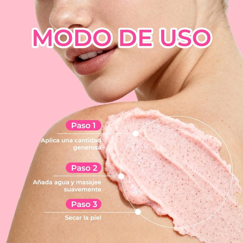 ULTRAMO Exfoliante Corporal, Exfoliante para Cuerpo, Rostro, Manos y Pies