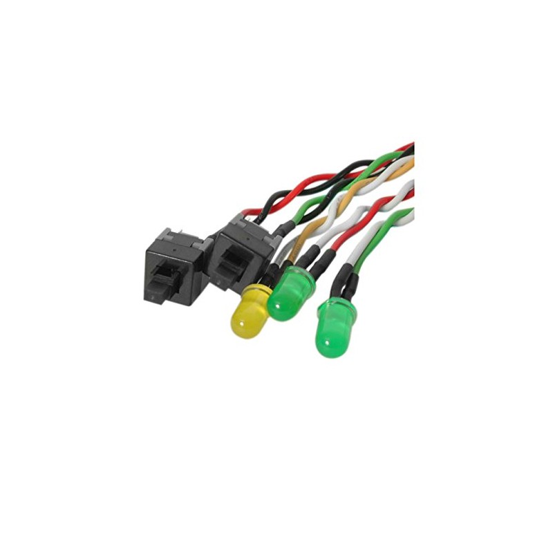 StarTech.com Replacement Power Reset LED Wire Kit for ATX Case