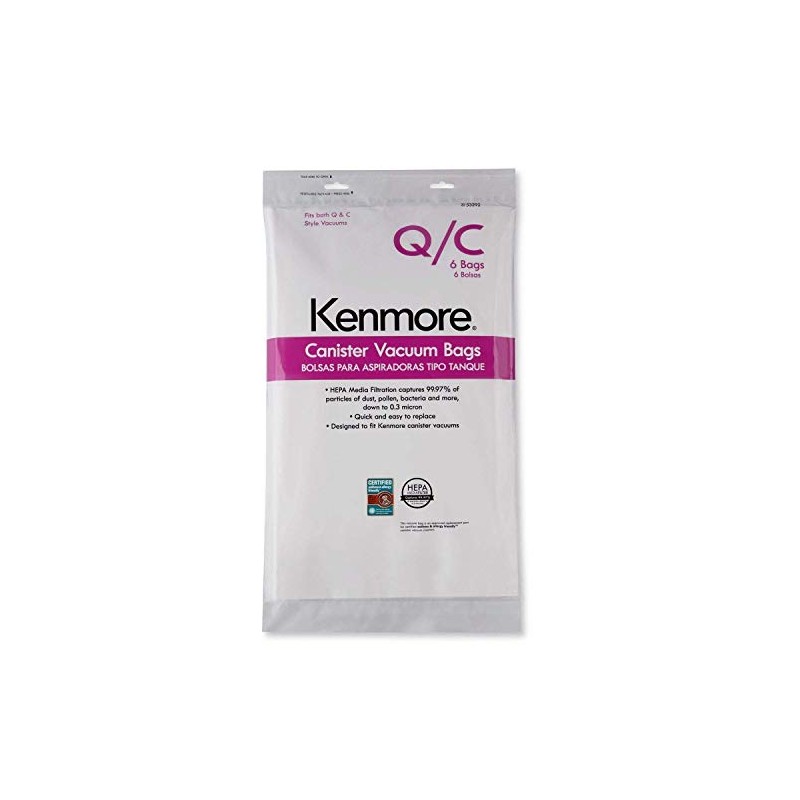 Kenmore Canister Vacuum Bags Type Q & C (6)