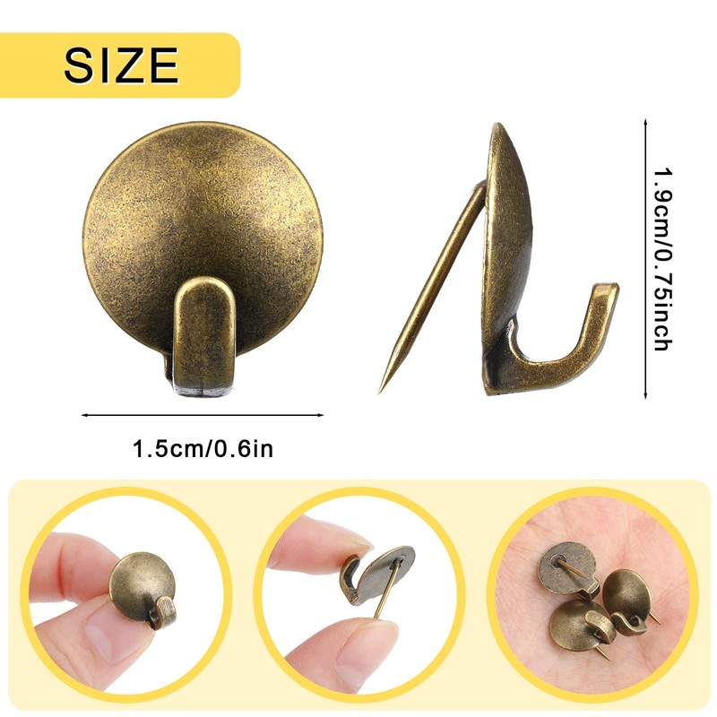 30 Pack Metal Cubicle Hooks Fabric Panel Wall Hooks Cubicle