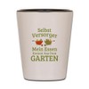CafePress Garden Gardener Wheelbarrow Gardening Unique and Funny Shot Glass