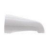 Westbrass E531-1F-50 5-1/4" Standard Front Connection Tub Spout, Powder Coat