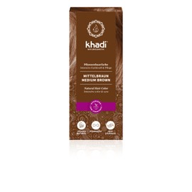 Khadi Natural Products Khadi Plant Hair Dye Medium Brown 100 g