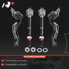 A-Premium Set of 4, Front Inner and Outer Tie Rod