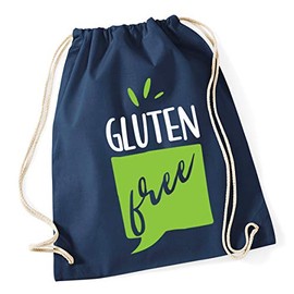 Hippowarehouse Gluten Free Drawstring Cotton School Gym Bag 37cm x 46cm, 12 litres