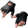 Milwaukee Leather Men's Fingerless Motorcycle Riding Hand Gloves - Medium