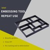 Sardoxx DIY Rectangular Pavement Mold Path Mold Concrete Mould Stepping