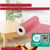 Sensalux Italian Country House Table Cloth Rolls Checked Red /