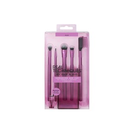 REAL TECHNIQUES Enhanced Eye Set Brush Cup RT-91534 shadow eyeliner mascara 6pcs